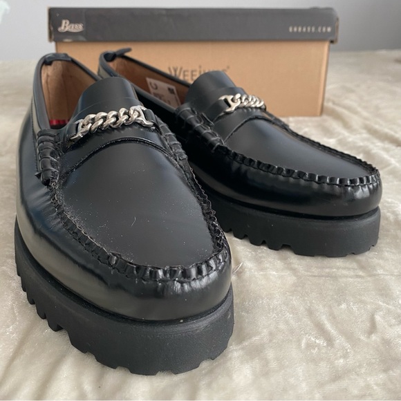 Fred Perry Weejuns Leather Loafers NWT Sz 8 - Picture 6 of 7